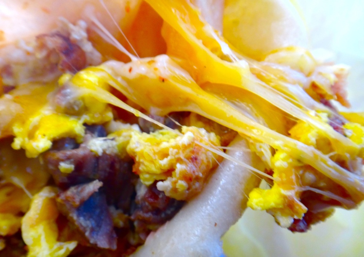 Breakfast Burrito Closeup